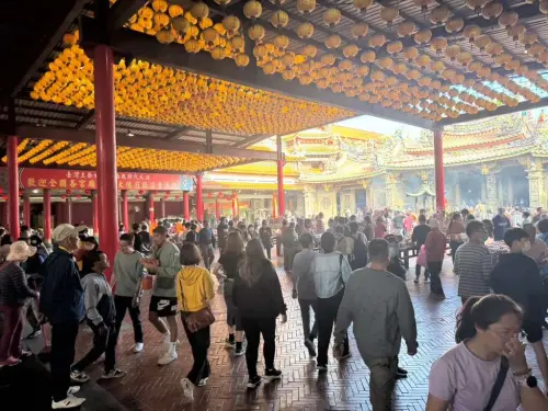 ▲南鯤鯓代天府每年春節都會湧進大批信眾。（圖／台南觀旅局提供）