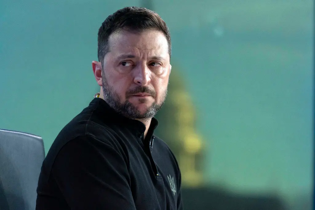 ▲烏克蘭總統澤倫斯基宣布，更換武裝部隊參謀總長。（圖／美聯社／達志影像）