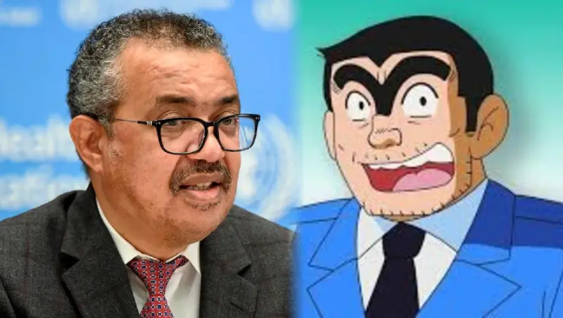 ▲ 3月3日有許多名人出生，世界衛生組織WHO秘書長譚德塞、《烏龍派出所》兩津勘吉生日都是3月3日。（圖／美聯社／達志影像、翻攝畫面）