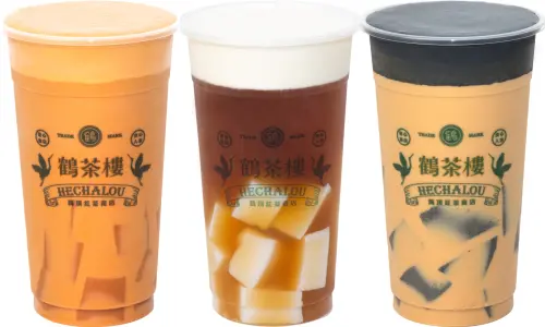 清心福全、CoCo買一送一!茶湯會、大苑子、鶴茶樓3月手搖飲優惠 ▲鶴茶樓3款鶴氏奶蓋新品「第二杯半價」。(圖/記者蕭涵云攝)