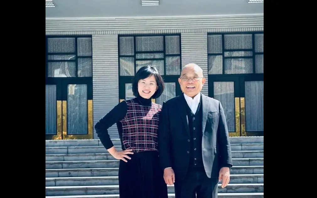 ▲國民黨立委葉元之爆料，2次在跑行程時遇到蘇貞昌，在幫女兒蘇巧慧拉抬選情。（圖／翻攝蘇貞昌臉書）