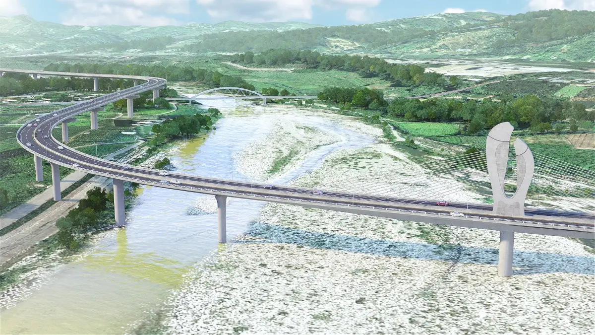 ▲「東勢豐原生活圈快速道路」，將促進產業運輸、帶動觀光發展、大臺中經濟注入新動能(圖／建設局提供2025.3.3)