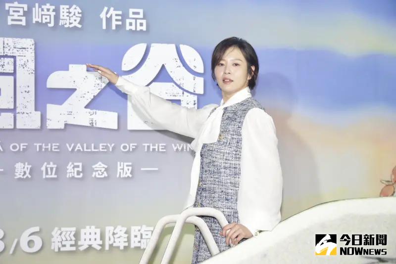 ▲劉品言（如圖）年前摔下樓梯導致左腳骨折，她忍痛出席《風之谷》特映會，聽聞孫協志、夏宇童結婚，許願未來身邊也能出現照顧她的人。（圖／記者李政龍攝）