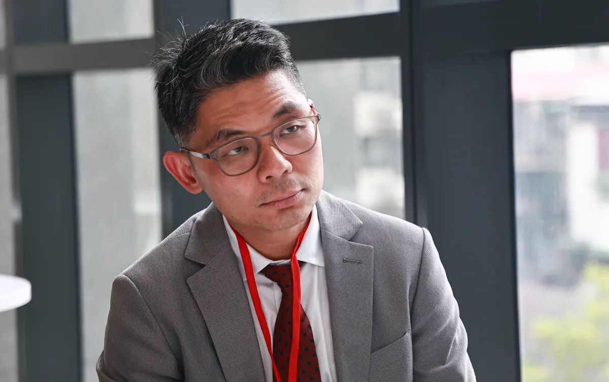 ▲許毓仁直言，「最擔心的是，台灣政府沒有能力確立方針，甚至連上談判桌的準備都不足。」（圖／記者葉政勳攝影）