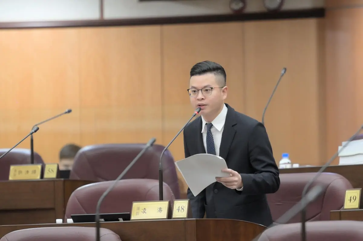 ▲凌濤是朱立倫頭號子弟兵，一路獲朱立倫栽培，首度參選桃園市議員就第一高票當選。（圖／翻攝凌濤臉書）