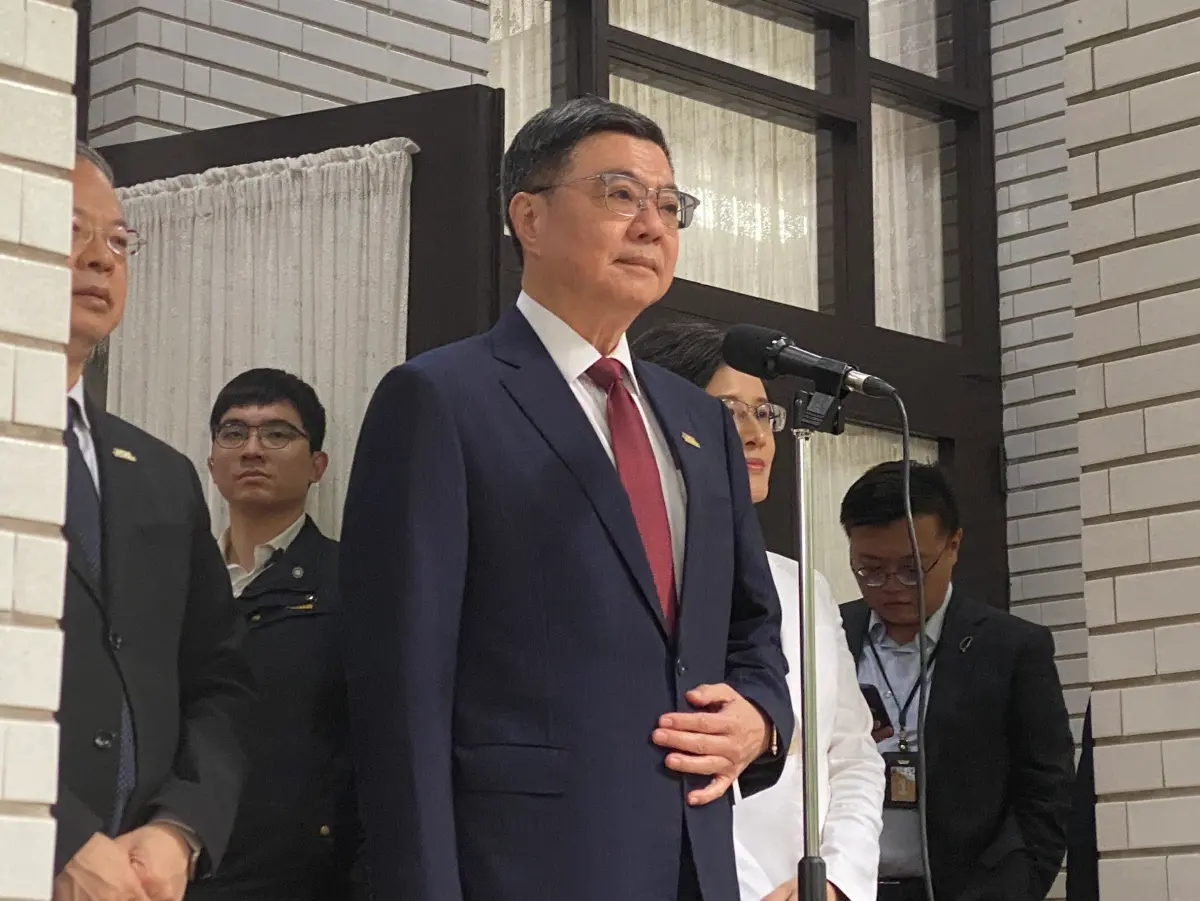 ▲對於提升國軍官兵待遇，卓榮泰證實國防部規劃已送達行政院，目前正在審議中。（圖／記者陳威叡攝，2025.03.04）