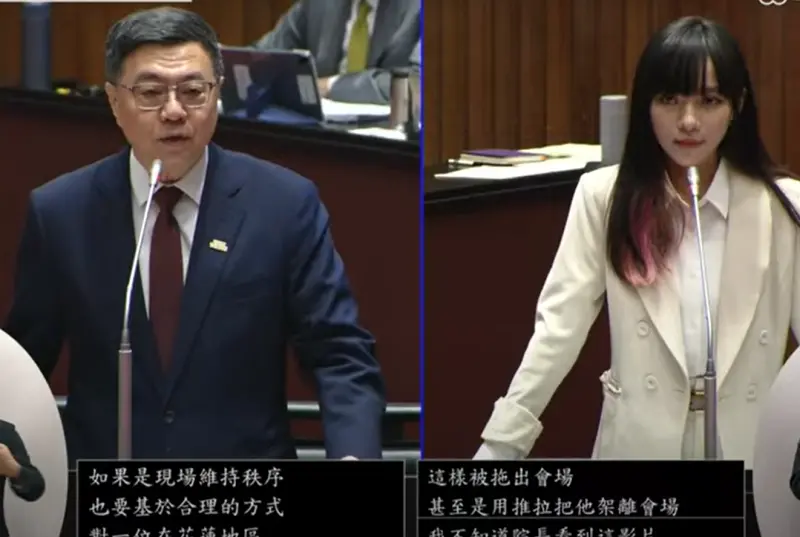 ▲卓榮泰今（4）日答詢時說，應保障國人表達意見的自由，會要求警方檢討當天的狀況。（圖／翻攝立院ivod系統）