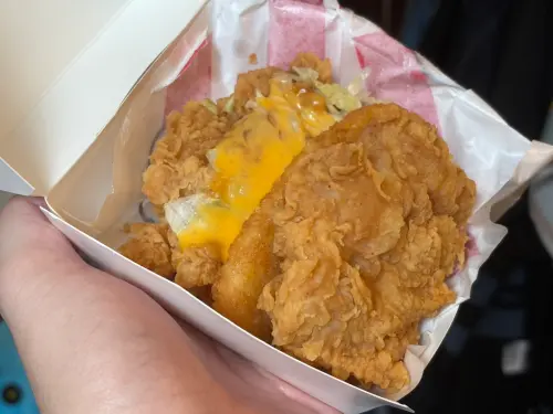 ▲誰能抵擋濃郁起司的熔岩模樣。（圖／記者張嘉哲攝）