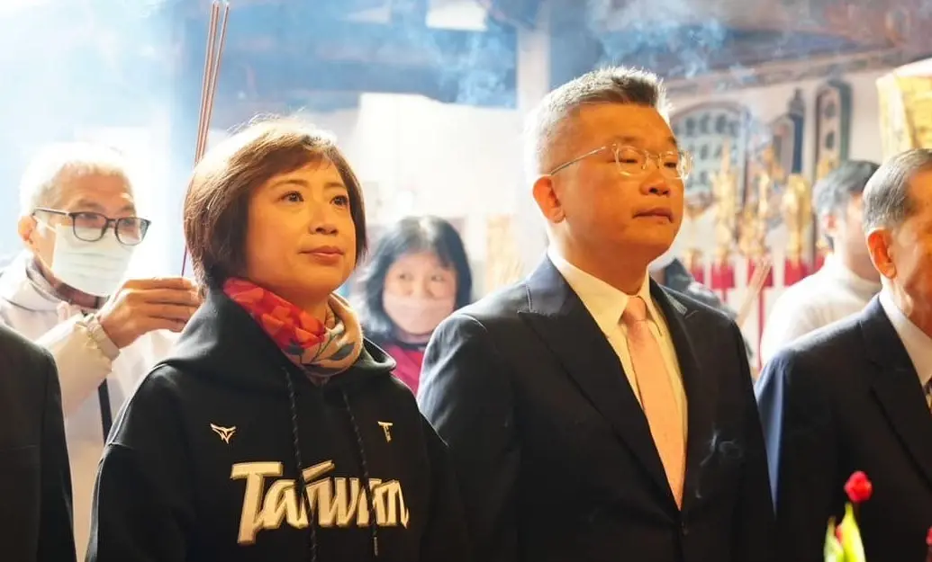 ▲民進黨立委何欣純有意挑戰下屆台中市長，近來動作積極，不時與立委蔡其昌同框。（圖／翻攝何欣純臉書，2025.03.04）