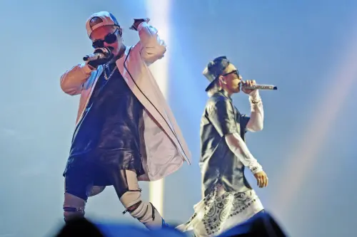 ▲GD跟太陽組隊「GD X TAEYANG」紅遍半邊天。（圖／AP美聯社）