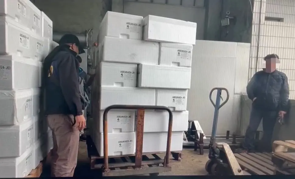 ▲新北板橋警分局破獲海產詐騙案，受害廠商多達17家。（圖／警方提供）