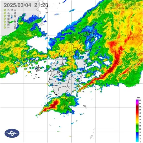 ▲今（4）日入夜後中央氣象署持續針對20縣市發布「大雨特報」。（圖／氣象署）