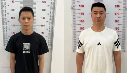 目前有兩名中國嫌犯被逮捕。(圖/翻攝自柬中時報) ▲目前有兩名中國嫌犯被逮捕。(圖/翻攝自柬中時報)