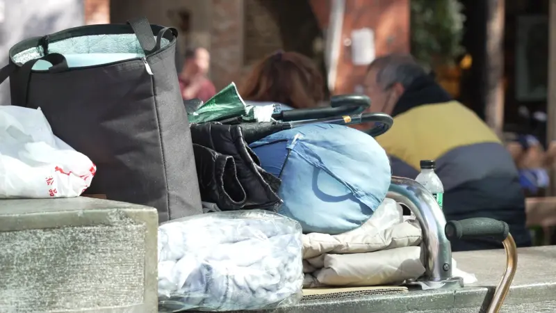 ▲在社會局的統計，街友中有30~40％比例不需要精神科醫師鑒定，在社工的對談中就能知道有精神方面的異常。（圖／記者張鴻儀攝。）