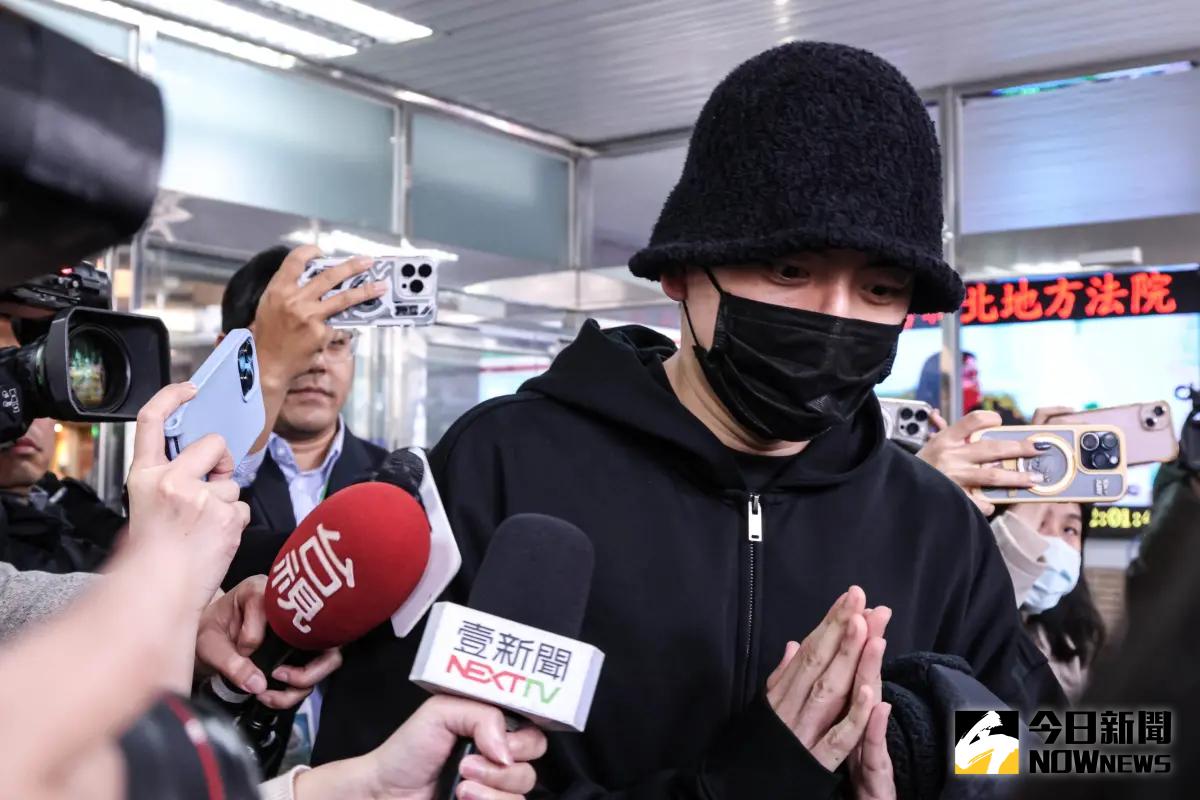 ▲王大陸500萬交保。（圖／記者朱永強攝，2025.03.05）
