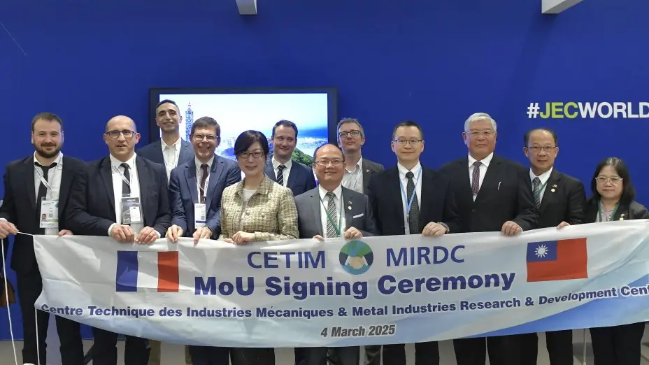 ▲金屬中心與法國機械工業技術中心（Cetim）簽署合作備忘錄（MOU）。（圖／金屬中心提供）