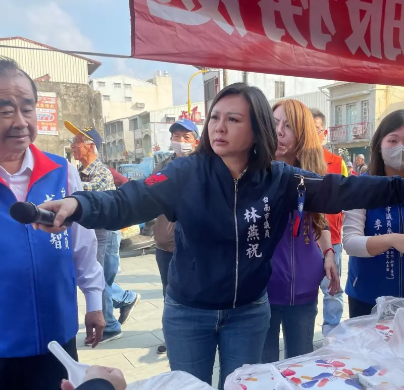 ▲台南市議會國民黨團書記長林燕祝質疑，台南市府新任參事李穆生為退休俸過水。（圖／取自林燕祝臉書）