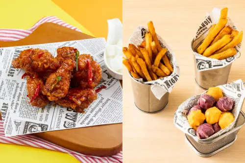 ▲38婦女節爽吃韓國炸雞bb.q CHICKEN「調味雞翅半價」優惠125元。（圖／全家餐飲提供）