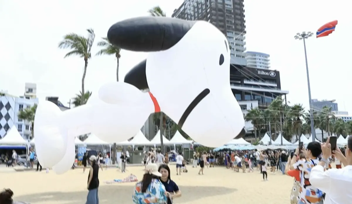 ▲泰國芭達雅舉辦為期五天的國際風箏節。（圖／翻攝自影片）