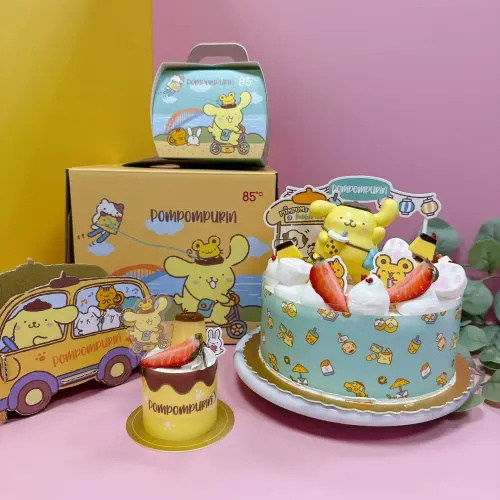 星巴克買一送一!特大杯那堤78元 今「全品項85折」購物派對快衝 ▲85度C布丁狗蛋糕夢幻蛋糕也開搶。(圖/85度C提供)