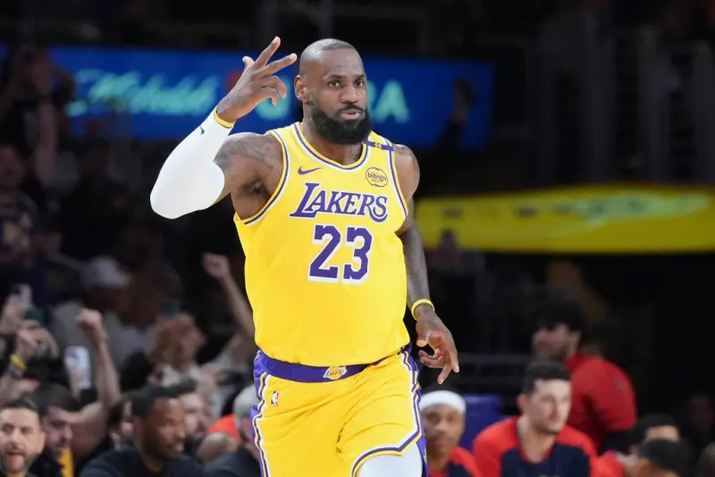 ▲「詹皇」LeBron James 被爆料退休後可能佈局歐洲市場。（圖／美聯社／達志影像）