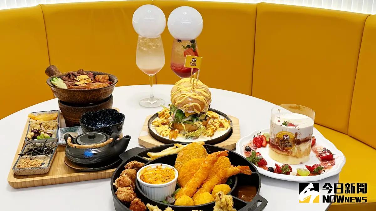 ▲店內提供日式舒芙蕾、日式釜飯以及各式好看好喝的浮誇系飲品等，帶民眾解鎖夢幻般的日式美食體驗。（圖／記者陳美嘉攝，2025.03.07）