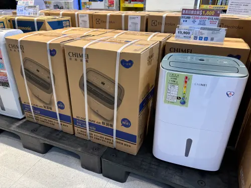 除濕機,奇美,家電,家樂福（圖／記者徐銘穗攝）