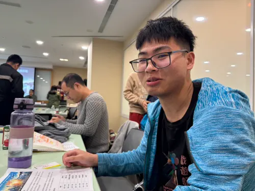 ▲南華大學旅遊管理學系趙大同出席講座活動。（圖／記者陳偉周攝）