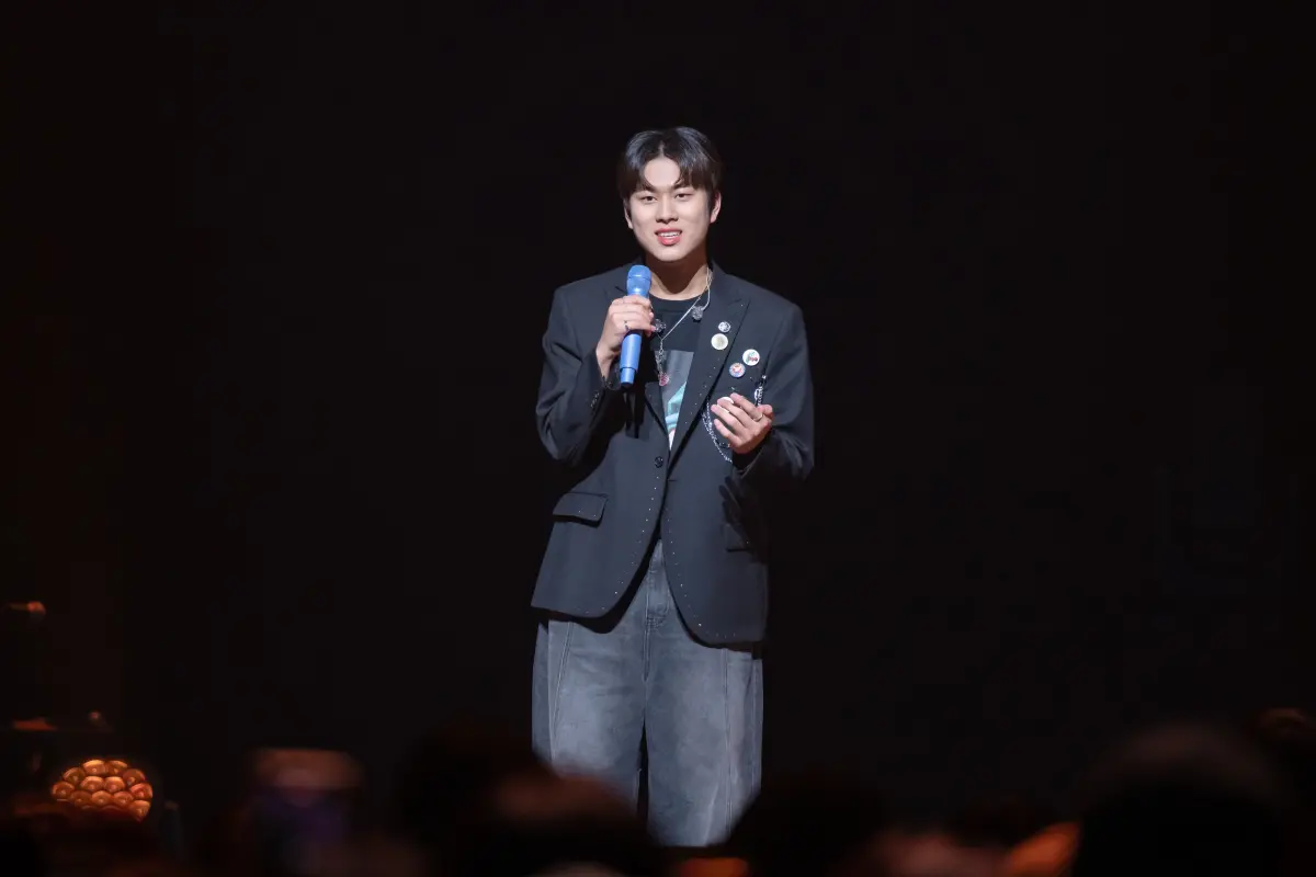 ▲李茂珍首度來台開唱，為了台灣歌迷準備電影《那些年，我們一起追的女孩》主題曲〈那些年〉，好聽到讓粉絲起雞皮疙瘩。（圖／網銀國際影視）