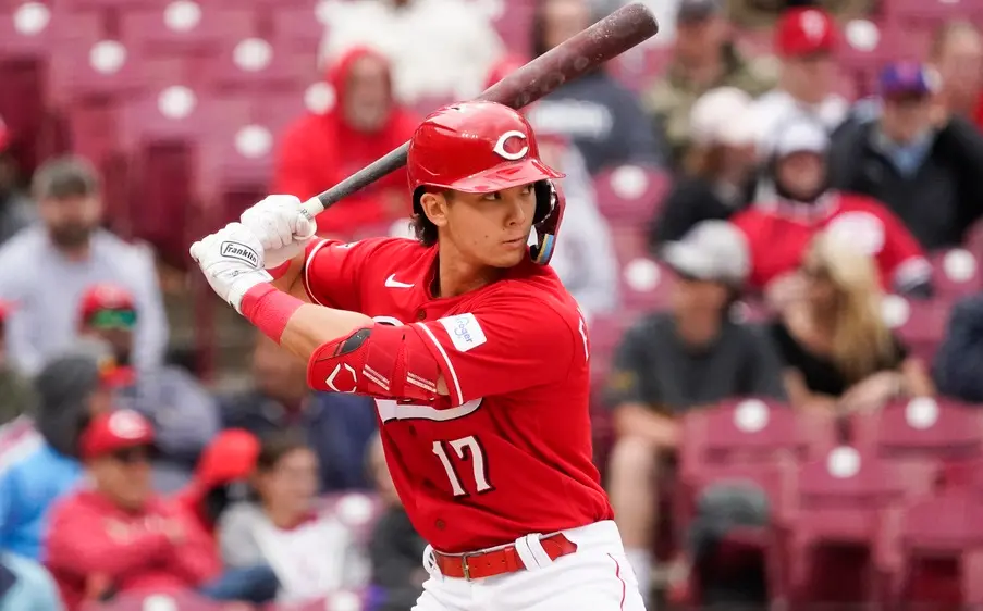 ▲美國職業棒球大聯盟（Major League Baseball）辛辛那提紅人隊的台美混血好手「費仔」Stuart Fairchild才表態願意披中華隊戰袍出戰經典賽，就傳出將被紅人指定讓渡（DFA）的消息。（圖／美聯社／達志影像）