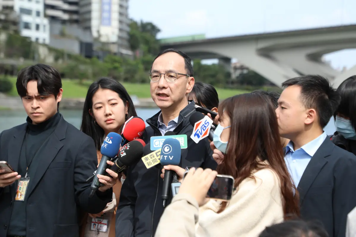 ▲國民黨主席朱立倫強調，現在對黨來講最重要就是團結對外。（圖／國民黨提供）