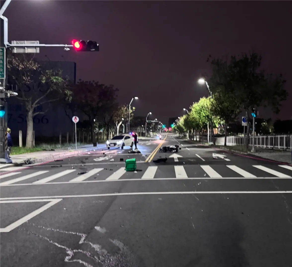 ▲陳姓男大生凌晨送外送，路上卻遭無照酒駕吳姓男子撞上，送醫後傷重不治。（圖／警方提供）