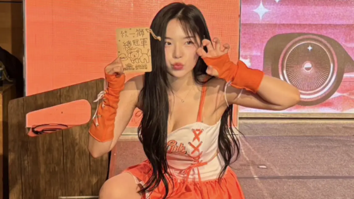 ▲「Uni Girls」韓籍啦啦隊成員趙娟週（如圖）今（9）日出席新球季發表會，透露曾應援前出事，自己忘記帶到球服，也分享目前奔波台、韓2地的工作現況：「會好好努力應援的！」（圖／記者黃聖凱攝影）