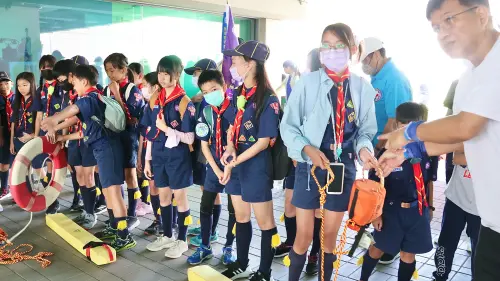 ▲「童軍嘉年華活動」闖關活動，整合了公私部門資源，將童軍技能與精神融入在遊戲中。（圖／高市府教育局提供）