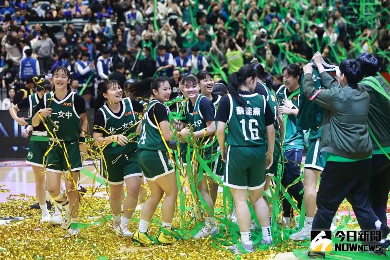 ▲HBL女子組冠軍賽北一女中以96:84擊敗永仁高中完成甲級女子組二連霸。（圖／記者葉政勳攝 , 2025.03.09）