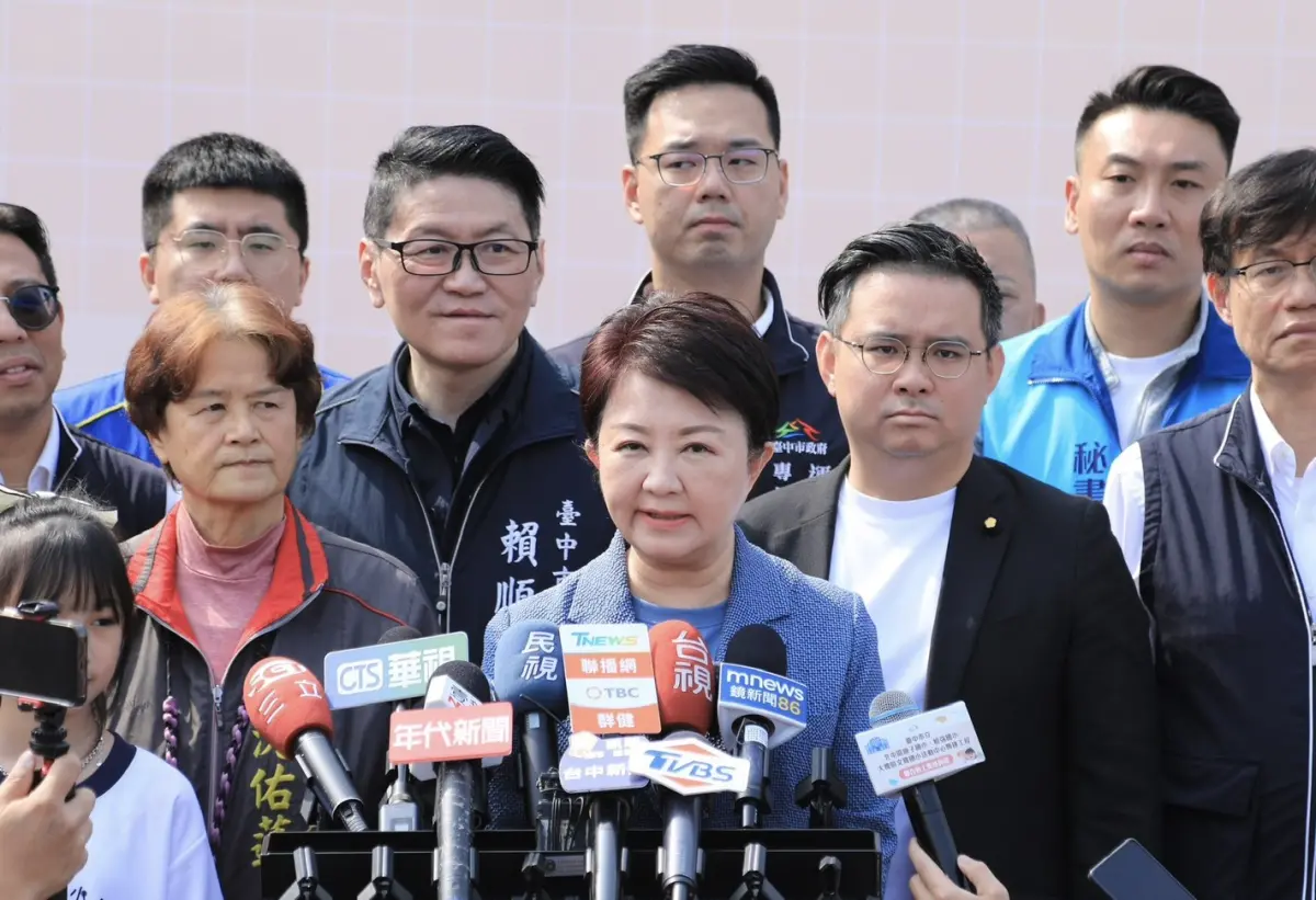 ▲台中市長盧秀燕對醫大生被洗車工無照酒駕撞死，感到遺憾與痛心。（圖／台中市政府提供，2025.03.10）