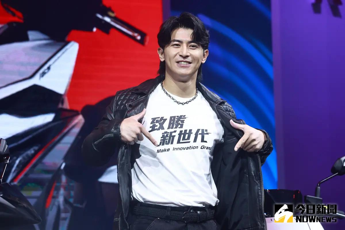 ▲統一獅球星陳傑憲出席機車品牌代言活動。（圖／記者葉政勳攝 , 2025.03.10）