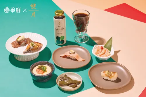 ▲爭鮮餐飲集團X雙月食品社，開吃招牌「松露奶油白醬」與「椒心胡椒沙拉醬」10款期間限定聯名餐點。（圖／爭鮮提供）
