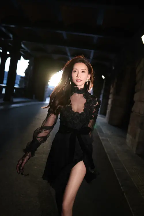 ▲蔡依林同框林志玲。（圖／林志玲工作室微博）