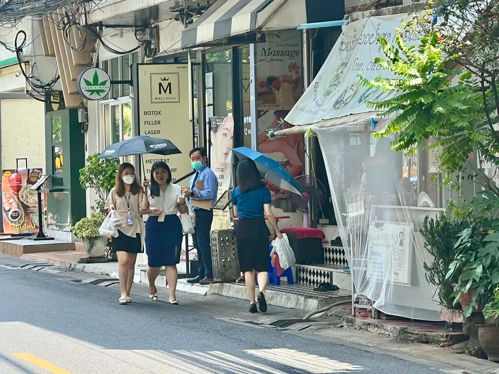 ▲泰國近日氣溫持續飆高，曼谷高溫恐達38度。（圖／美聯社／達志影像）