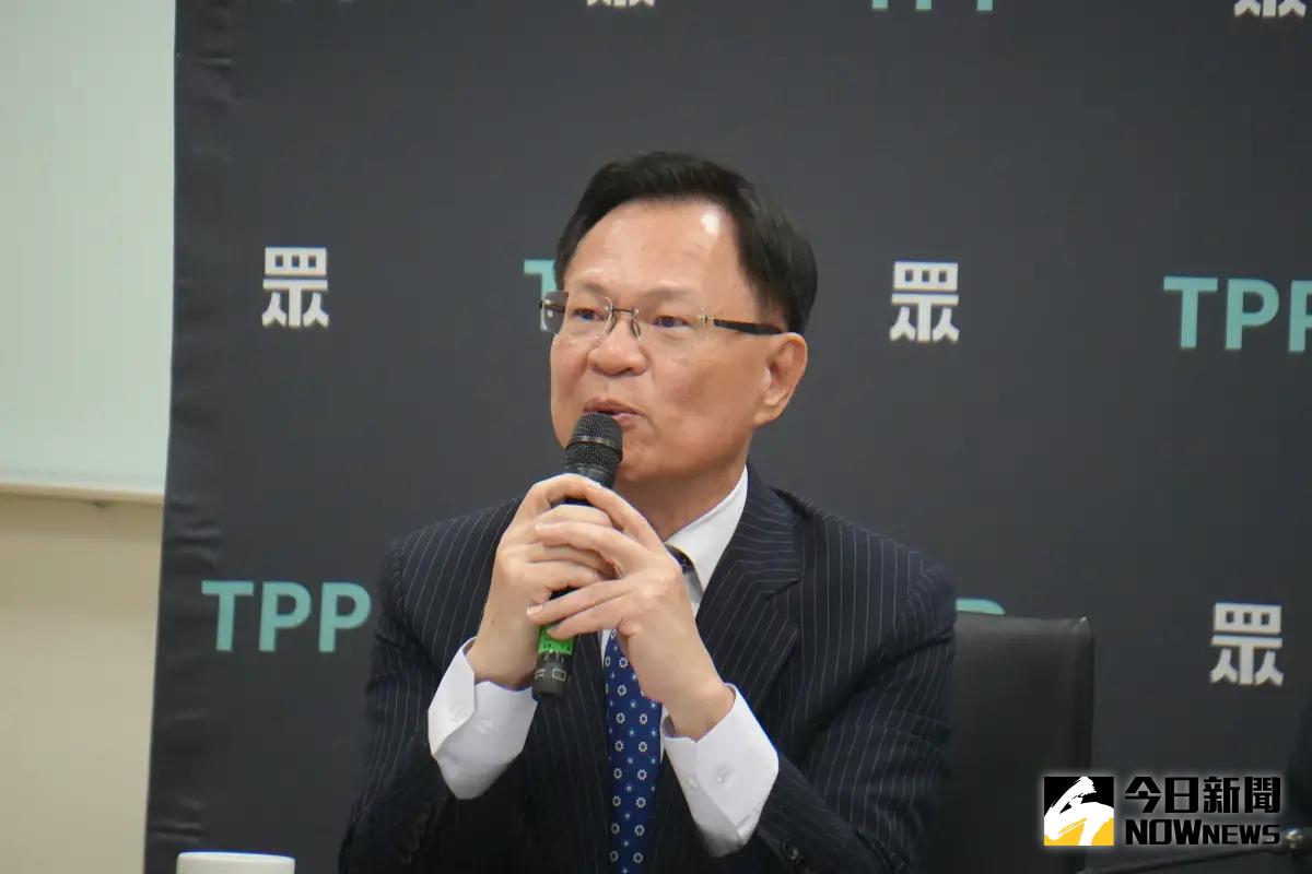 ▲針對綠營前助理涉共諜洩密案，民眾黨立院黨團副總召張啓楷酸「抗中保台打到自己人」。（圖／記者呂炯昌攝）