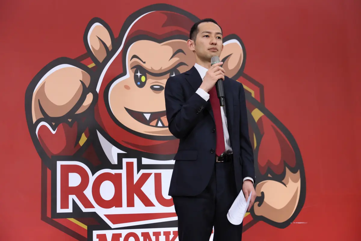 ▲中職樂天桃猿新任副董事長兼執行長牧野幸輝，從大學畢業就在樂天集團工作，擅長業務、物流管理相關工作。（圖／樂天桃猿提供）