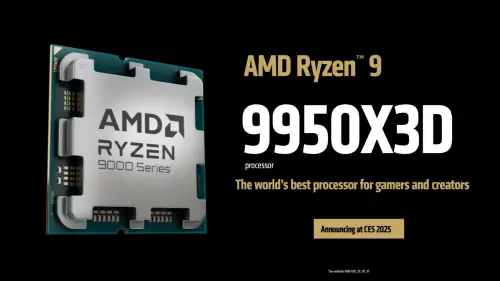 Ryzen 9 9950X3D 處理器在年初被發表,3月12正式上市,AMD官方日前公布售價為699美金。(圖/AMD) ▲ Ryzen 9 9950X3D 處理器在年初被發表,3月12正式上市,AMD官方日前公布售價為699美金。(圖/AMD)