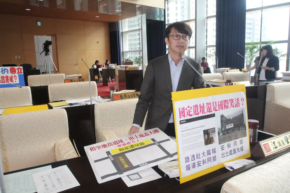 ▲民進黨台中市議員江肇國點名國民黨立委羅廷瑋施壓衛福部官員。（圖／翻攝江肇國臉書）