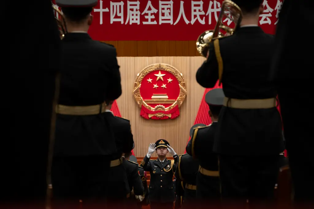 ▲中國兩會落幕，期間中國國家主席習近平明顯將科技發展列於施政重點。（圖／美聯社／達志影像）