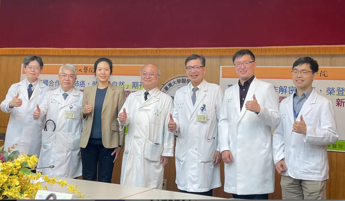 ▲台大跨國合作解密肺癌榮登「自然」期刊。（圖／吳紹瑜攝）