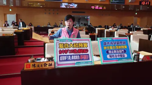 藍白大砍中央預算　議員批中市府無動於衷
