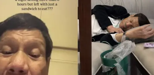 ▲菲律賓前總統杜特蒂被押往荷蘭，除了大女兒親自飛往荷蘭抗議，小女兒也在社群平台怒嗆「迫害人權」。（圖／翻攝自Instagram）