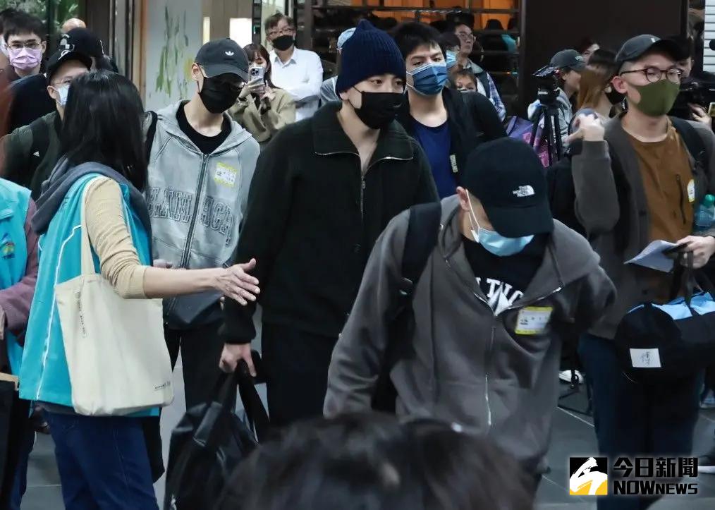 ▲王大陸北車報到入伍，將前往成功嶺受訓。（圖／記者吳翊緁攝 ，2025.03.13）