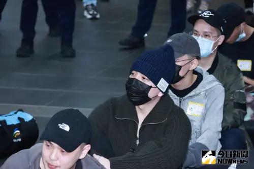 ▲王大陸北車報到入伍，將前往成功嶺受訓。（圖／記者吳翊緁攝 ，2025.03.13）